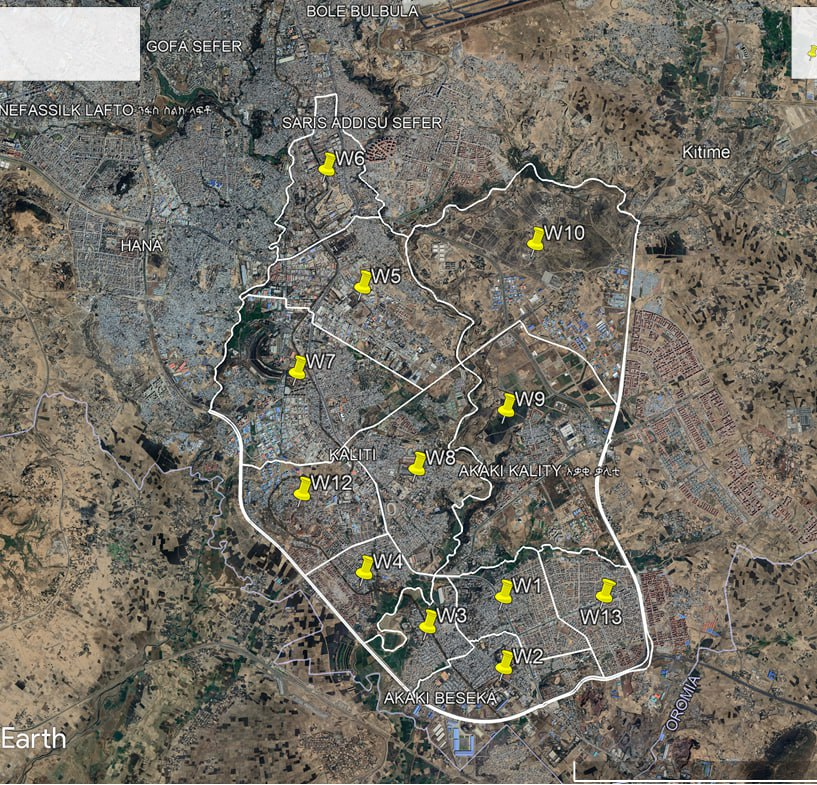 Akaki Kality Map
